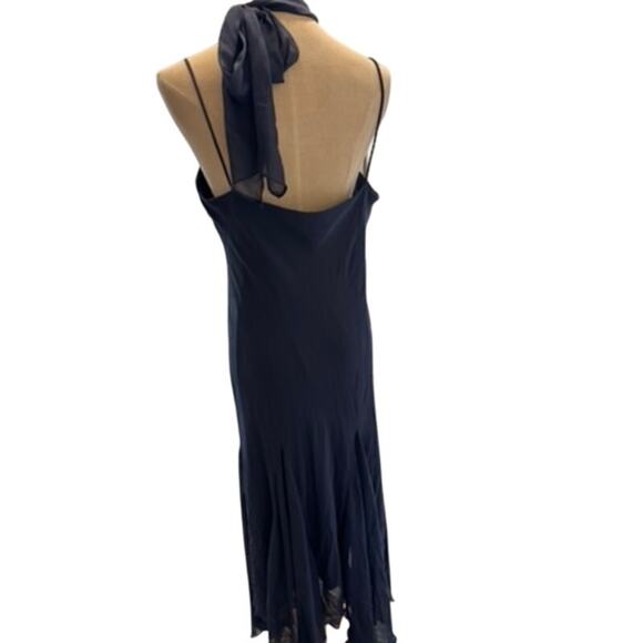 "CAMILLE LA VIE" VNT Halter Dress SZ 10P Babydoll Fairy Bling Detail Loose Bead - Picture 4 of 13